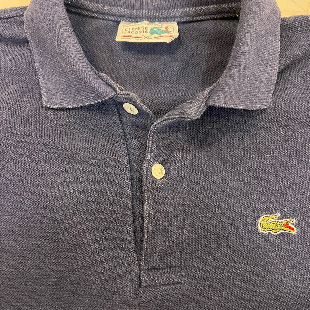 RARE Vintage LACOSTE Chemise Polo Shirt
